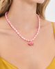 Logan Tay Logan Tay Cotton Candy Beaded Fish Necklace Pink One - 3
