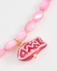 Logan Tay Logan Tay Cotton Candy Beaded Fish Necklace Pink One - 4