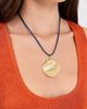 Logan Tay Logan Tay Gold Shell Cord Necklace Blue One - 3