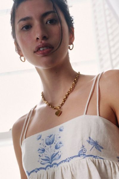Logan Tay Logan Tay Light Pink Gemstone Necklace