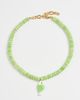 Logan Tay Logan Tay Olive Fish Beaded Necklace Green One - 2