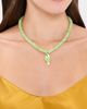 Logan Tay Logan Tay Olive Fish Beaded Necklace Green One - 3