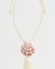Logan Tay Logan Tay Scallop Shell Tassel Necklace White One - 2