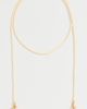 Logan Tay Logan Tay Shell Drop Wrap Necklace White One - 2
