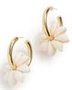 Logan Tay Logan Tay Shell Hoops Gold One - 1