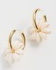 Logan Tay Logan Tay Shell Hoops Gold One - 2