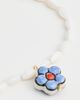 Logan Tay Logan Tay White Beaded Purple Flower Necklace White One - 4