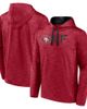 Logo Athletic Logo Athletic Men's Scarlet San Francisco 49ers Head Start Pullover Hoodie  - 1