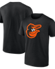 Logo Athletic Men's Logo Athletic Black Baltimore Orioles Official Logo T-Shirt  - 1