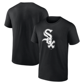 Logo Athletic Men's Logo Athletic Black Chicago White Sox Official Logo T-Shirt 