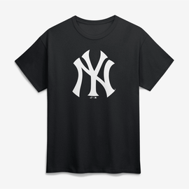 Logo Athletic Men's Logo Athletic Black New York Yankees Official Logo T-Shirt 