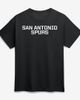 Logo Athletic Men's Logo Athletic Black San Antonio Spurs Wordmark T-Shirt  - 1