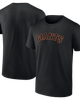Logo Athletic Men's Logo Athletic Black San Francisco Giants Wordmark T-Shirt  - 1