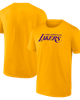 Logo Athletic Men's Logo Athletic Gold Los Angeles Lakers Wordmark T-Shirt  - 1