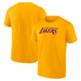 Logo Athletic Men's Logo Athletic Gold Los Angeles Lakers Wordmark T-Shirt 