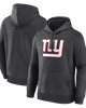 Logo Athletic Men's Logo Athletic Heather Charcoal New York Giants Primary Logo Hoodie  - 1
