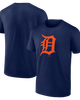 Logo Athletic Men's Logo Athletic Navy Detroit Tigers Official Logo T-Shirt  - 1