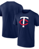 Logo Athletic Men's Logo Athletic Navy Minnesota Twins Official Logo T-Shirt  - 1