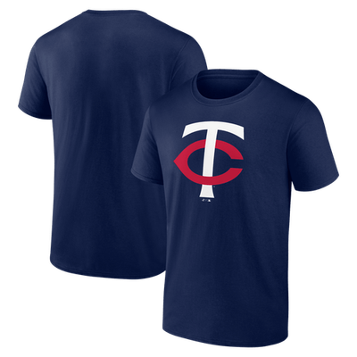 Logo Athletic Men's Logo Athletic Navy Minnesota Twins Official Logo T-Shirt 