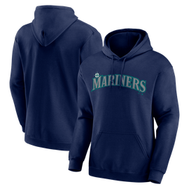 Logo Athletic Men's Logo Athletic Navy Seattle Mariners Wordmark Hoodie 
