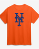 Logo Athletic Men's Logo Athletic Orange New York Mets Official Logo T-Shirt  - 1