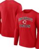Logo Athletic Men's Logo Athletic Red Cincinnati Reds Heart & Soul Long Sleeve T-Shirt  - 1