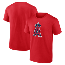 Logo Athletic Men's Logo Athletic Red Los Angeles Angels Official Logo T-Shirt 