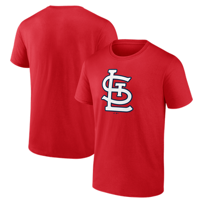 Logo Athletic Men's Logo Athletic Red St. Louis Cardinals Official Logo T-Shirt 