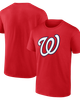 Logo Athletic Men's Logo Athletic Red Washington Nationals Official Logo T-Shirt  - 1
