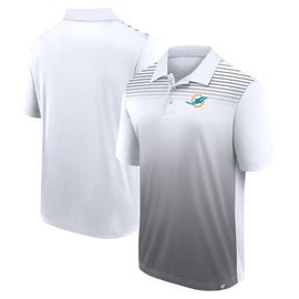 Logo Athletic Men's Logo Athletic White Miami Dolphins Sandlot Game Polo 