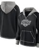 Logo Athletic Women's Logo Athletic Black Los Angeles Kings Hit It French Terry Full-Zip Hoodie  - 1