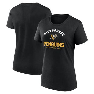 Logo Athletic Women's Logo Athletic Black Pittsburgh Penguins Unrivaled T-Shirt 