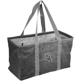 LOGO BRANDS LOGO BRANDS Chicago White Sox Crosshatch Picnic Caddy Tote Bag