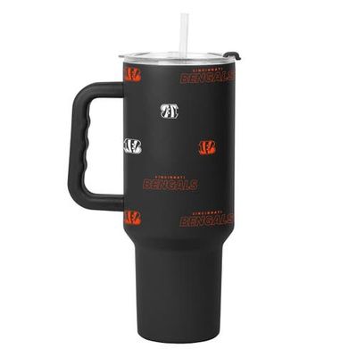 LOGO BRANDS LOGO BRANDS Cincinnati Bengals 40oz. Step and Repeat Powder Coat Tumbler
