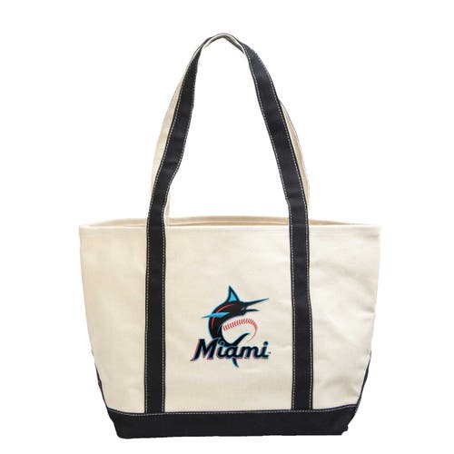 LOGO BRANDS LOGO BRANDS Miami Marlins Canvas Tote Bag
