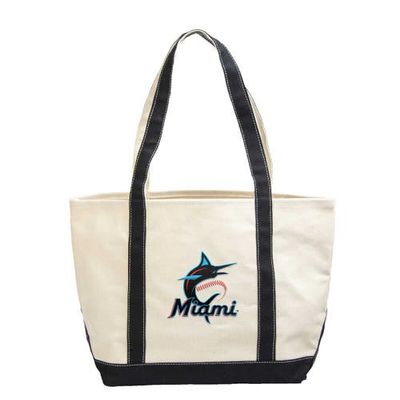 LOGO BRANDS LOGO BRANDS Miami Marlins Canvas Tote Bag
