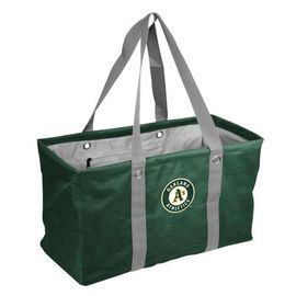 LOGO BRANDS LOGO BRANDS Oakland Athletics Crosshatch Picnic Caddy Tote Bag