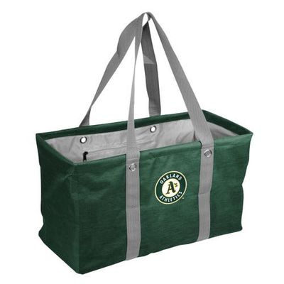 LOGO BRANDS LOGO BRANDS Oakland Athletics Crosshatch Picnic Caddy Tote Bag