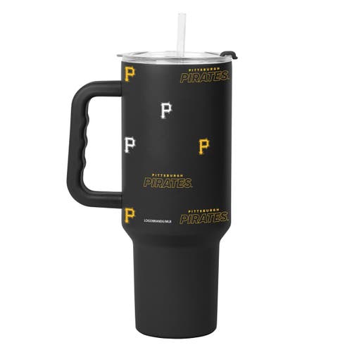 LOGO BRANDS LOGO BRANDS Pittsburgh Pirates 40oz. Step and Repeat Powder Coat Tumbler