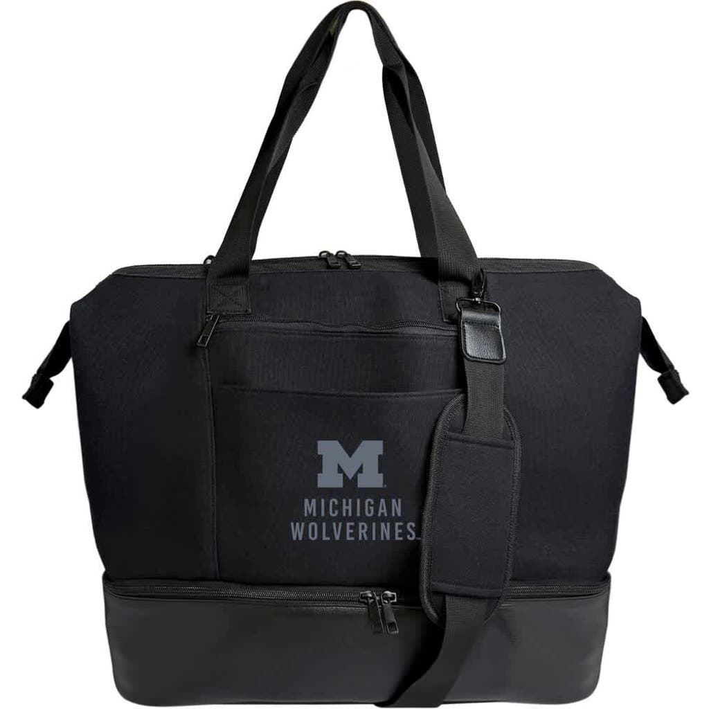 LOGO BRANDS LOGO BRANDS Women's Black Michigan Wolverines Weekender Tote 