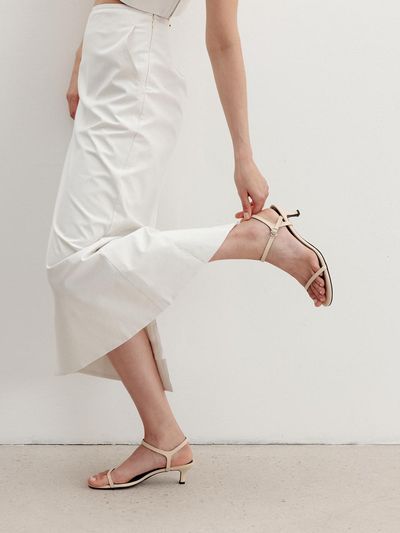 Loiret Handmade Leather Round Toe Sandal