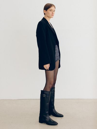 Loiret Leather Classic Riding Boots [Black] (645)