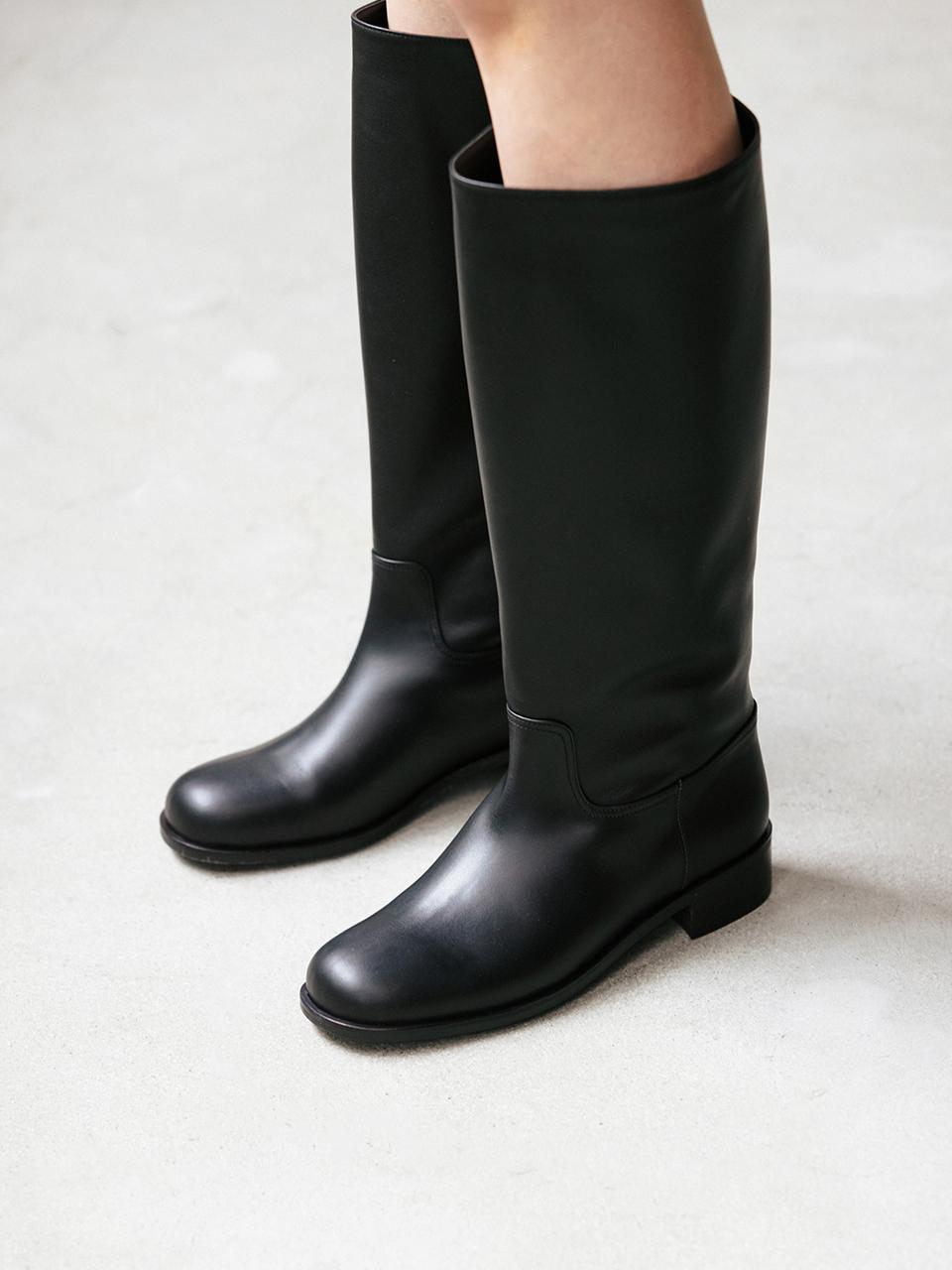Loiret Leather Handmade Classic Boot [Black] (657)
