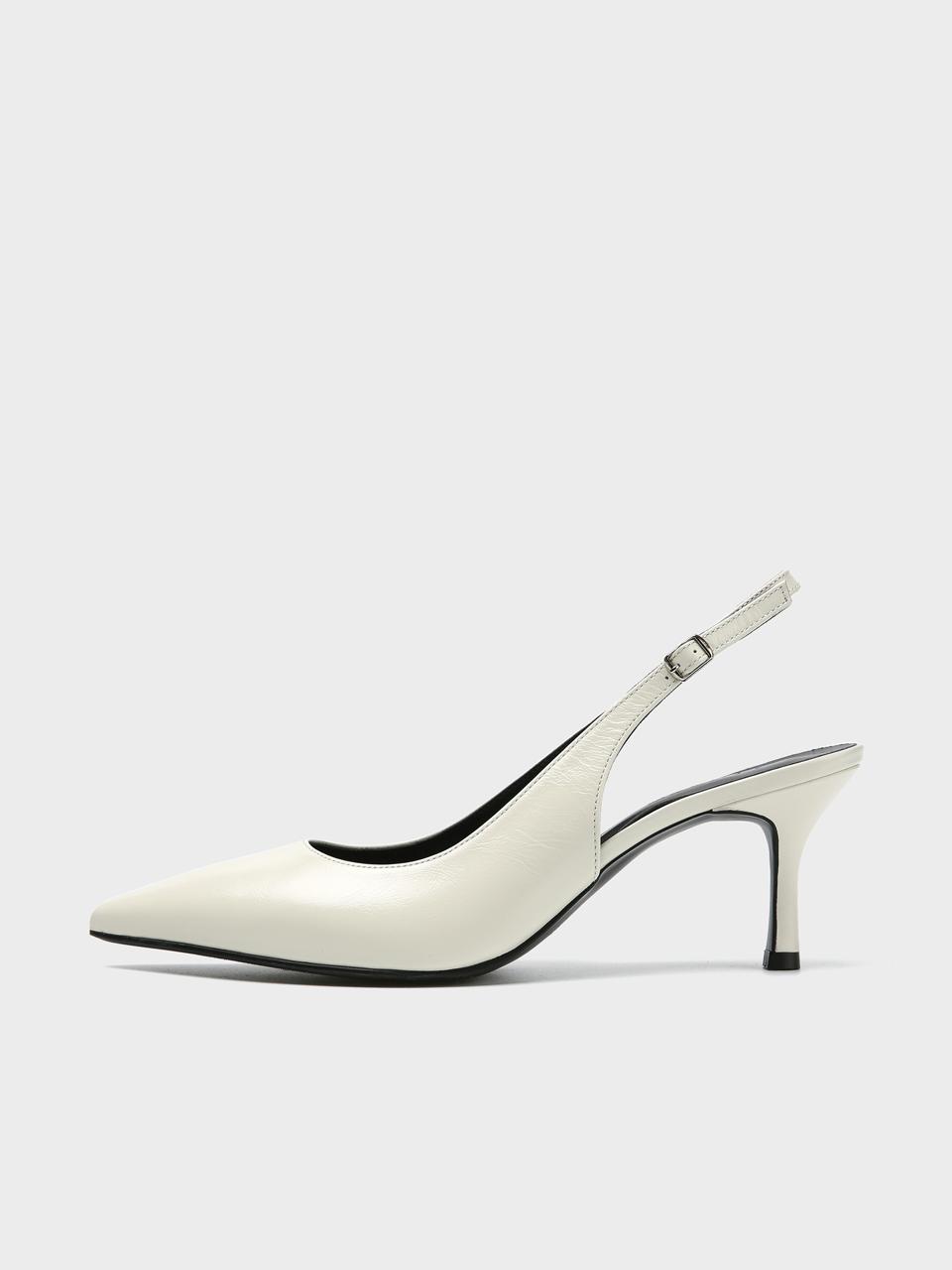 Loiret Leather Stiletto Slingback Pump (302)