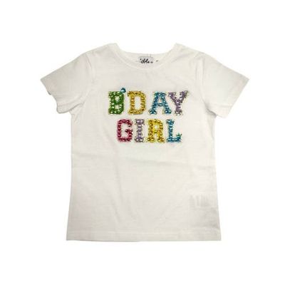 Lola + The Boys Lola + The Boys Birthday Girl Gem T-Shirt