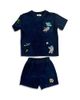 Lola + The Boys Lola + The Boys Boys' Space Patches Velour Tee & Shorts Set - 1