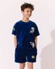 Lola + The Boys Lola + The Boys Boys' Space Patches Velour Tee & Shorts Set - 2