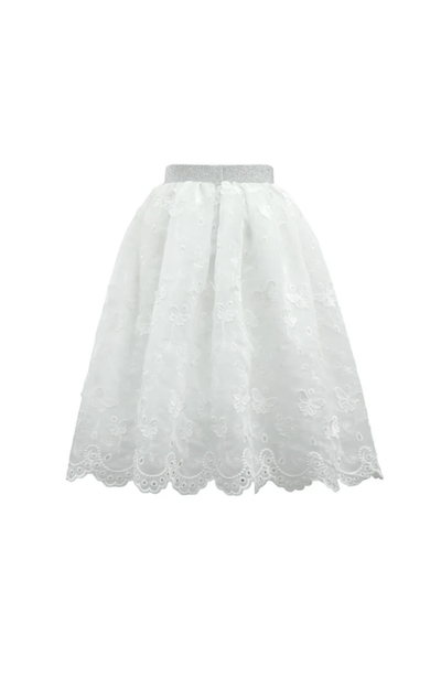 Lola + The Boys Lola + The Boys Butterfly Tulle Midi Skirt