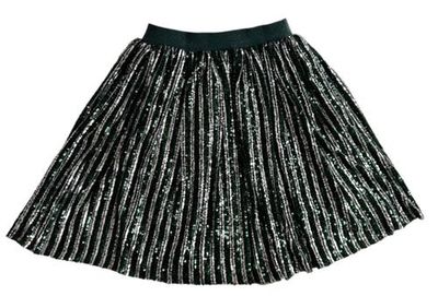 Lola + The Boys Lola + The Boys Candy Cane Sequin Striped Skirt