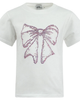 Lola + The Boys Lola + The Boys Crystal Bow T-shirt - 1